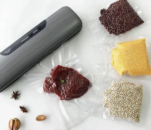 ម៉ាស៊ីនបឺតខ្យល់ថង់ និងអ៊ុតមាត់ថង់