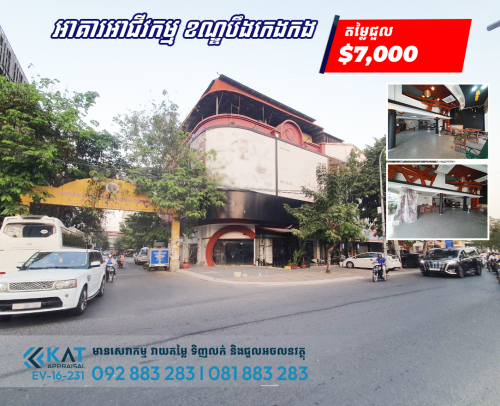 អាគារអាជីវកម្ម សម្រាប់ជួល | Shophouse For Rent