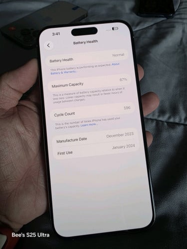 15 Pro Max 256g ស៊ីមពីរ