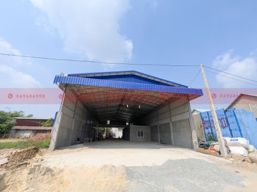450 Sqm Warehouse (Half Option Available) For Lease In Phnom Penh Thmey
