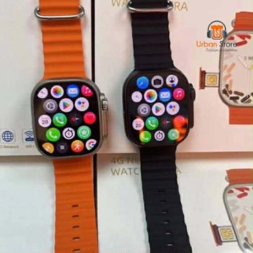 CDS9 Ultra 4G Smart Watch Android សល់បីគ្រាប់ clear stock មួយដើម 33$ ប្រើសុីមបាន Internet 4Gនិង WiFI