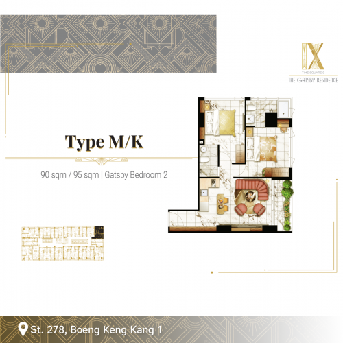 Condo 2 bedroom for sale Bkk1