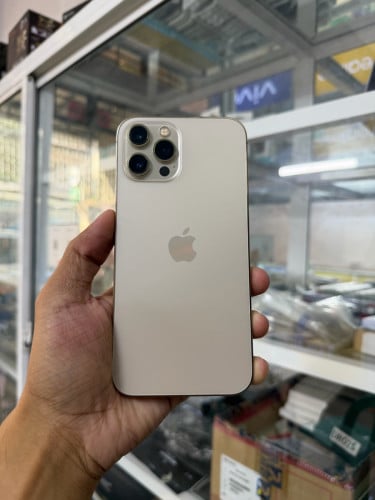 iPhone 12 Pro Max 256G​ ឡុក​សុីម​ អាច​ប្រេី​សុីម​​បាន​1​ មិន​​ទ្រាប់​ទ្រនាប់​សុីម​🤩