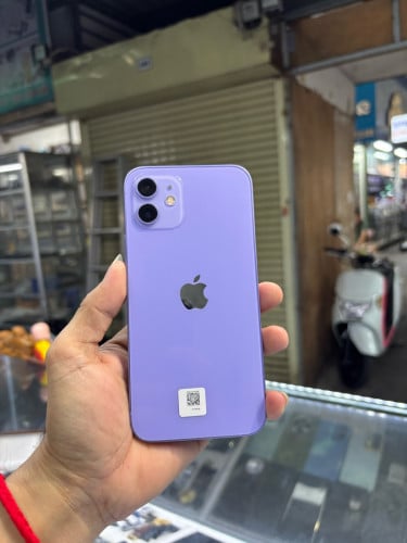 Iphone12 128G LL sim2 eSIM ម៉ាសុីនអេក្រង់ស្រុីន