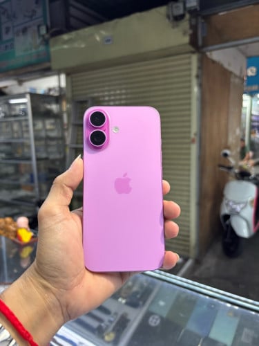 Iphone16 256G ZA sim2 ថ្ម91% សានុំស្រុីន 100%