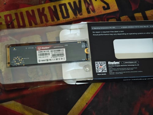 KingSpec SSD M2 NVME 512GB M.2 2280 PCIe 3.0