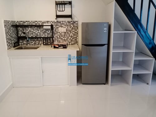 N652 | Western Loft Apartment 1 Bedroom Ground Floor For Rent in Boeng Trabek