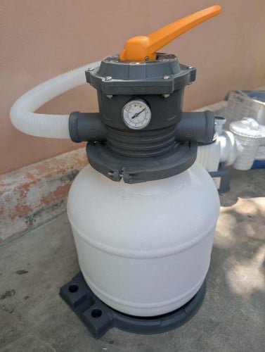 NEW pool filtration system - Bestway Sand Filter  + skimmer + extras–  Used – Invoice Available