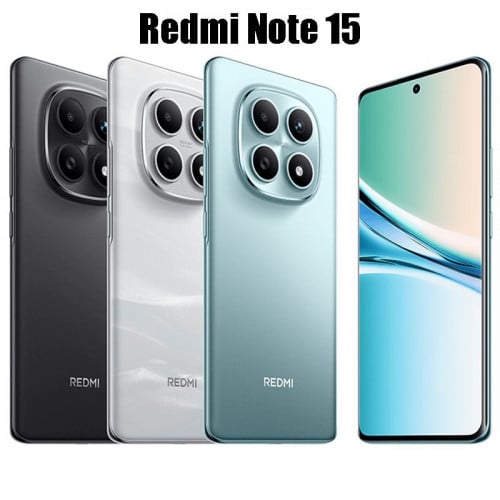 Redmi Note 15 (6GB+6GB/128GB) និង (8GB+8GB/256GB) ថ្មីធានា1ឆ្នាំ