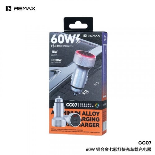 Remax CC07 – 60W Fast Charging Car Charger