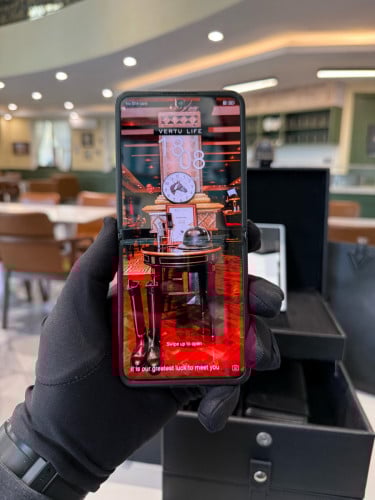 Vertu Iron Flip Blue Calf