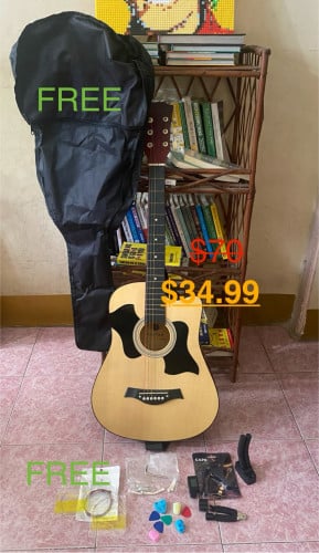 លក់ Guitar នៅសល់មួយចុងក្រោយ​​ FREE BAG, FREE TOOL, FREE delivery in Phnom Penh