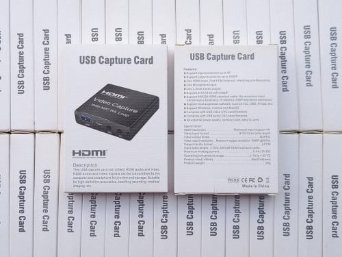 - HDMI Video Capture 4K USB 2.0 Mix L/R Loop អីវ៉ាន់មាននៅក្នុងស្តុកស្រាប់បងៗ 📩