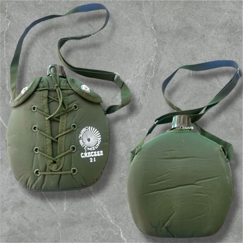 ដនទឹកបែបទាហាន​ MIZUNO CANTEEN Attacker Water Bottle -ចំណុះ​ទឹក​ 2.0L​គុណភាព​ ដឺរ៉ាស្រាល​