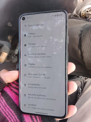 លក់ pixel 5 128G ram8G ឆ្នូតអេក្រង់ សានុំសុីន