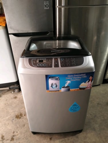 ម៉ាសុីនបោកមួយទឹកនៅស្អាត Samsung 12kg ហ្រ្វីដឹកដំឡើងជូន