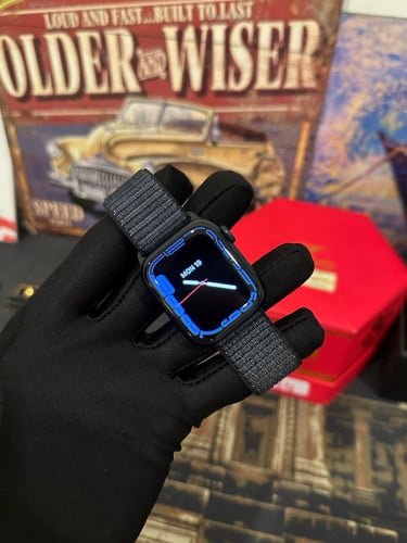 ⌚️ម៉ូឌែល: iWatch Series 9 GPS 41mm ពណ៍ : Midnight 🖤💙👁‍🗨 ភិនភាគ: 99% ខ្សែរសាក Original