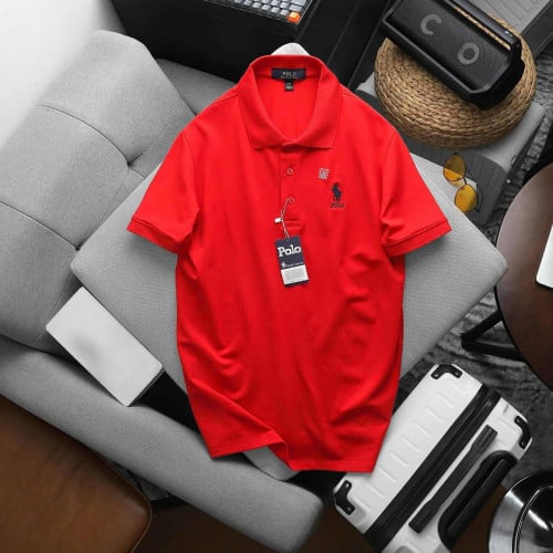 ❤️‍🔥អាវយឺតដៃខ្លីកបេីកប្រេន Polo មានពណ៏ដូចរូប✨