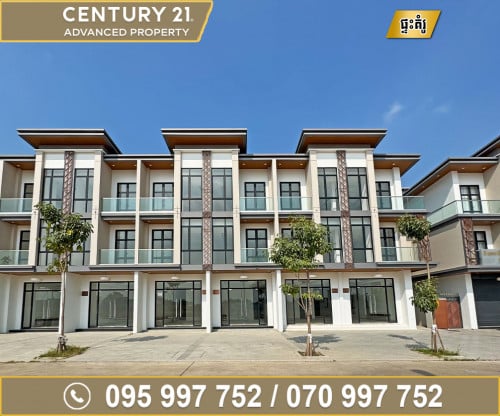 🏠 វីឡាកូនកាត់ (Commercial Villa) សម្រាប់ជួល ក្នុងបុរី ជ្រោយចង្វារ ហ្កាដិន (OCIC)