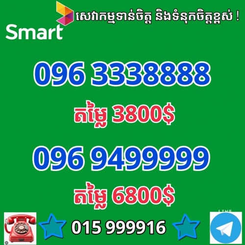 096 6666600, 096 5555588