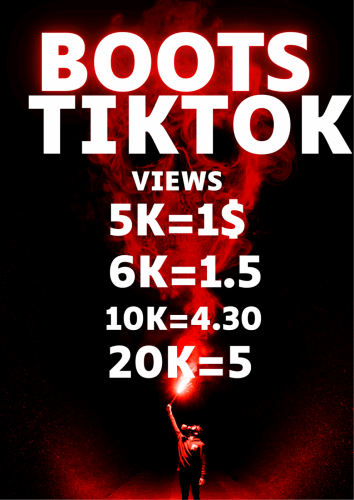 Boots follower in TikTok and Facebook page