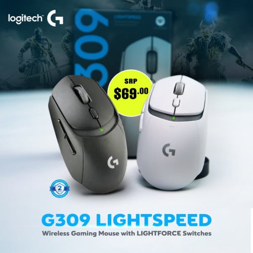 G309 LIGHTSPEED Gaming Mouse 🎮⚡️ល្បឿនឆ្លើយតបលឿន ពិតប្រាកដសម្រាប់ Gamer ពិត! ✔️ LIGHTSPEED Wireless