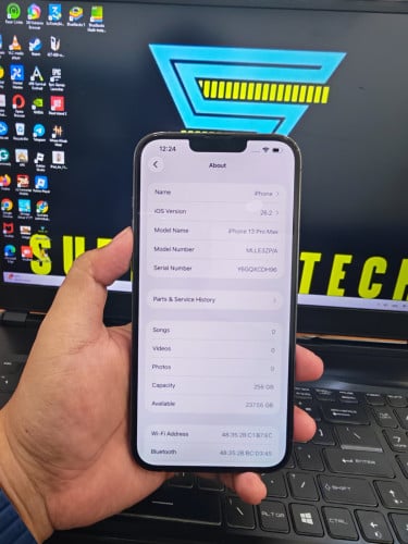 iPhone 13 pro max ស្ទើសំបក  ( បញ្ជាក់មិនដែលធ្លាក់ )