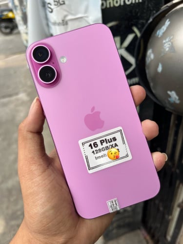 IPhone16Plus/XA/A/128GB/ថ្ម100% សឹក​តួតិចៗដូចរូប