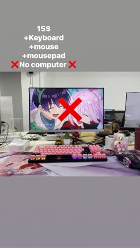 Keyboard+mouse+mousepad-No computer❌