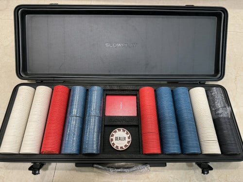 Texas Hold'em Clay Chip Set, Suitable for Tournament Mahjong and Card Rooms筹码