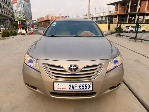 Toyota Camry 2007 XLE FULL OPTION ពណ៌មាស ប្រភេទឡានមូលសានុំស្រីន ឡានថ្មីខ្លាំង