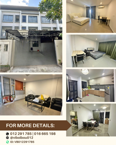 Twin House 4 Bedrooms for RENT near AEON Mall 2