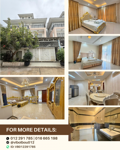 Western Twin-Villa 4 Bedrooms for RENT near Northbridge International School, St.2004