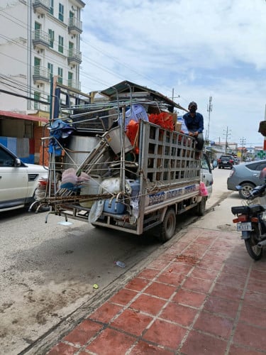 ឡានជួលដឹកអីវ៉ាន់រើផ្ទះនិងដឹកទំនិញគ្រប់ប្រភេទ 25 ខេត្តក្រុង
