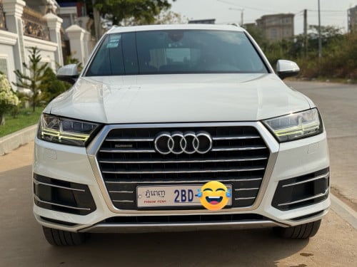 ឡានទិញខ្លាញ់គោ AUDI Q7 2017 ឡានខ្ញុំផ្ទាល់