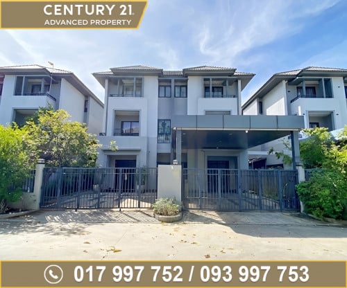 (English Below) 🏘 វីឡាភ្លោះ (Twin) សម្រាប់ជួល ក្នុងបុរី ជីបម៉ុង50ម