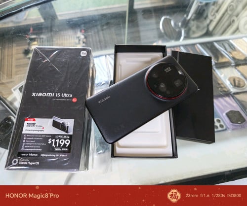 #Mi15Ultra ក្រុមហ៊ុន 99.99% 16_512 Full Box តម្លៃ 699$