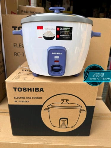 ឆ្នាំងបាយ Rice Cooker Toshiba RC-T18CEKH ចំណុះ១.៨លីត្រ