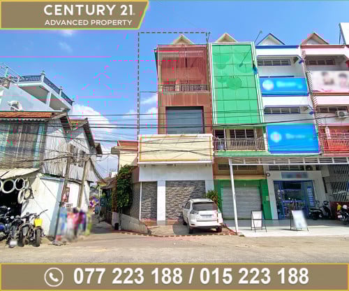 🏠 ផ្ទះអាជីវកម្ម កែង (SH) លើផ្លូវជាតិលេខ5 (ជិតបុរីជីបម៉ុង 598) ត្រូវការលក់បន្ទាន់ខ្លាំង