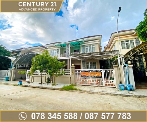 🏠 វីឡាភ្លោះ (Twin) សម្រាប់ជួល ក្នុងបុរី អង្គរភ្នំពេញ