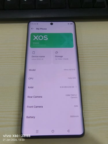 Infinity Zen 30 Ram 8+8/256ក្រុមហុន 118ចរចា