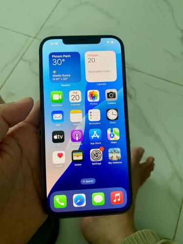 iPhone 12 PM 256gb bypassed អេក្រង់ស៊ីន​