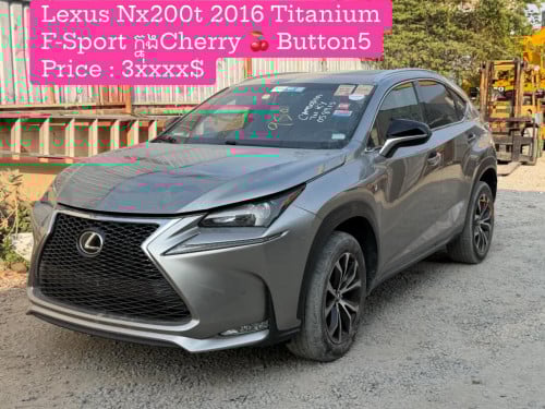Lexus Nx200t2016 Titanium Button5 ក្នុងក្រហម ឡានទើបបើកទូរ