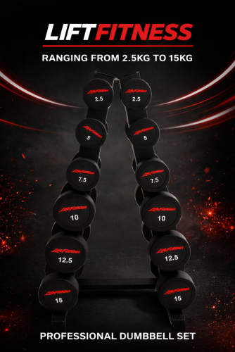 LIFT FITNESS Professional Dumbbell Set