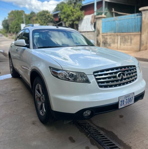 Nissan infinaty full ឆ្នាំ​ 2003 ម៉ាសុីនប្រអប់លេខជេីងក្រោមទឹកថ្នាំ​ នៅអេមទាំងអស់​ តម្លៃ​ 9500$