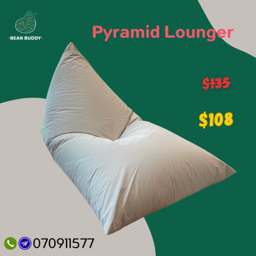Pyramid Lounger Bean Bag