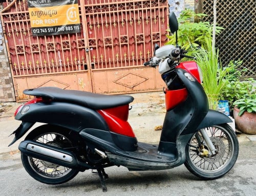 Yamaha fino (115cc, year2009, 430$) មានពន្ធ មានកាតគ្រី