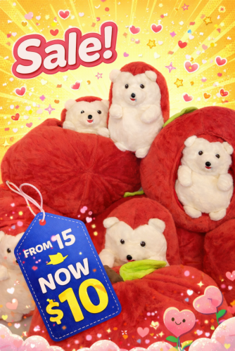 តុក្កដាស្អាត​ ទន់​ តម្លៃ15$ ចុះសល់ 10$