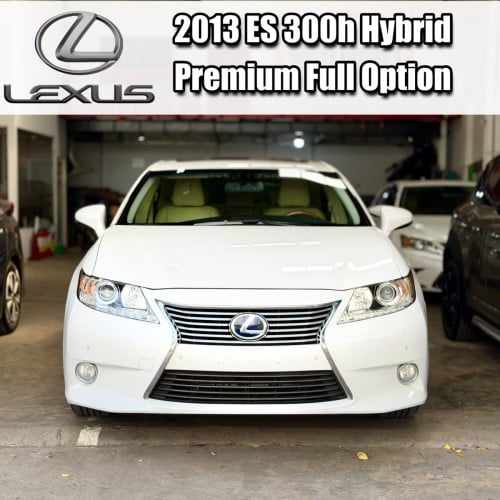 ស្តុក​ថ្មី​ 2013 LEXUS ES 300h Hybrid Premium Full Option រថយន្ត​ក្រដាសពន្ធថ្មី​