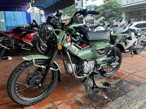 ម៉ូតូជប៉ុន Honda CT125 2024 ក្រដាសពន្ធ នៅខ្ចីស្អាត